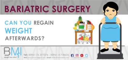 Weight Regain after Bariatric Surgery